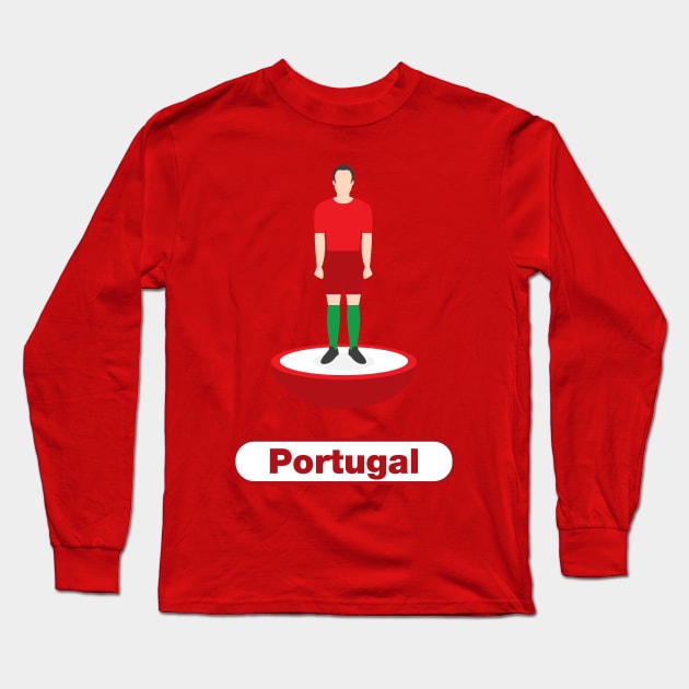 Portugal Football Long Sleeve T-Shirt by StarIconsFooty